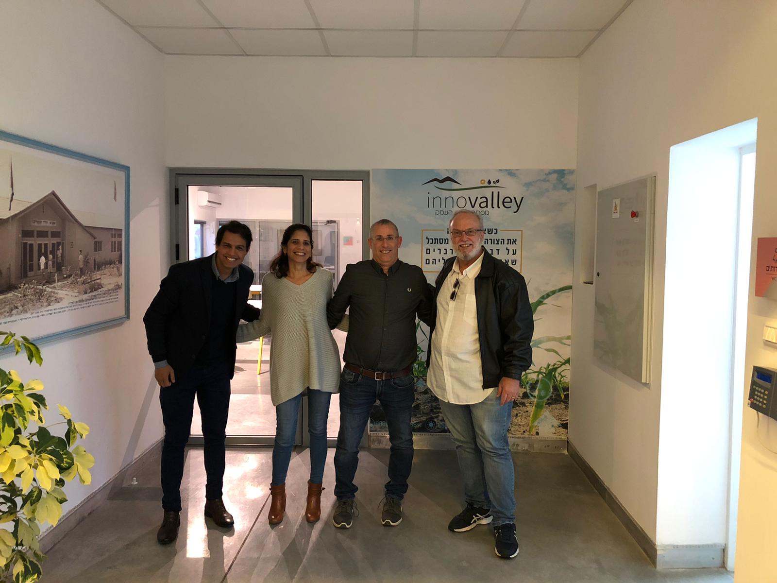 פגישה עם יזמים מברזיל